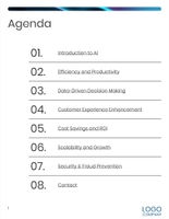 Free broschüren – benefits of ai template