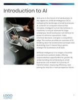 Free broschüren – benefits of ai template