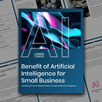 Free broschüren – benefits of ai template