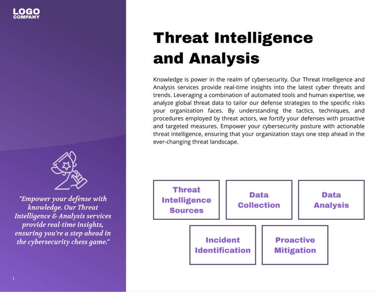 Free broschüren – cyber security template