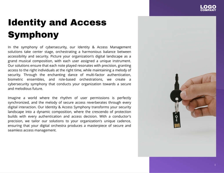 Free broschüren – cyber security template