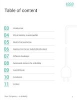 Free broschüren – e-mobility template
