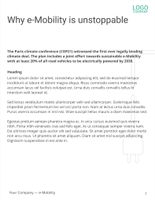 Free broschüren – e-mobility template