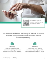 Free broschüren – e-mobility template