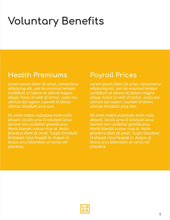 Free broschüren – hr trends template