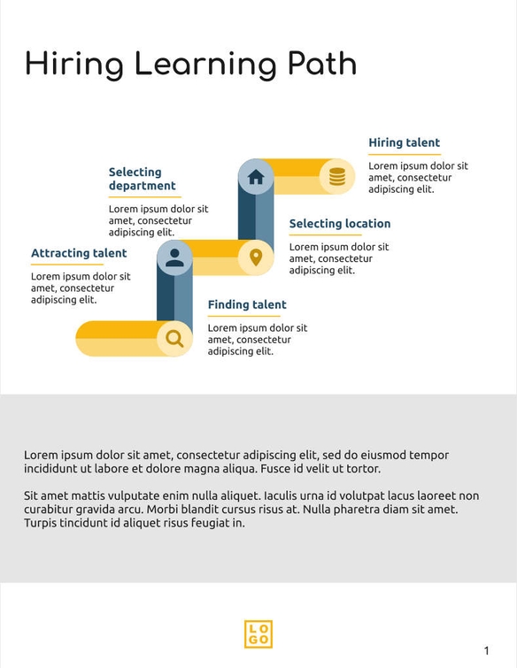 Free broschüren – hr trends template