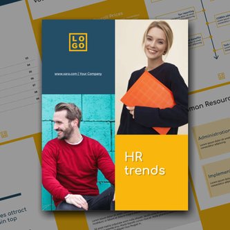 Free broschüren – hr trends template