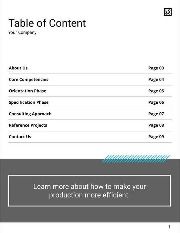 Free broschüren – industry 4.0 template
