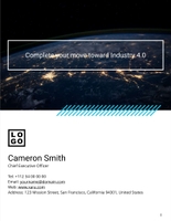 Free broschüren – industry 4.0 template