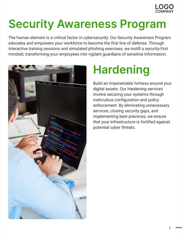 Free broschüren – information security template