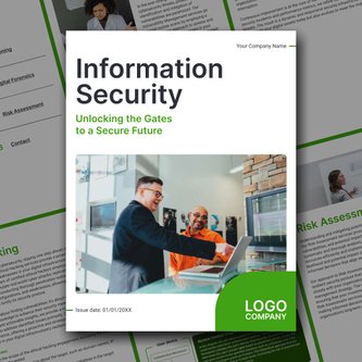 Free broschüren – information security template