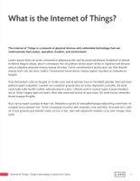 Free broschüren – internet of things template