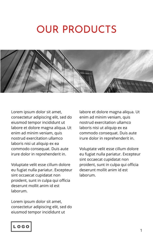 Free broschüren – it consulting template