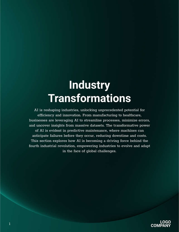 Free broschüren – power of ai template