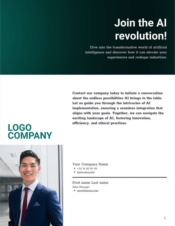 Free broschüren – power of ai template