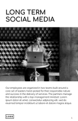 Free broschüren – social media strategy template