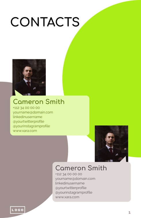 Free broschüren – social media strategy template