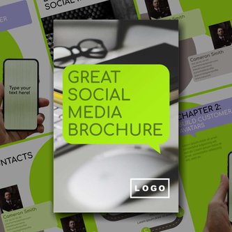 Free broschüren – social media strategy template