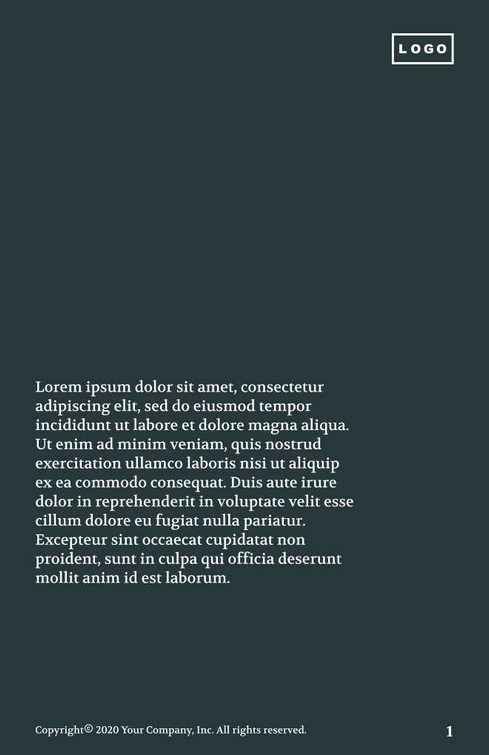 Free broschüren – sustainability template