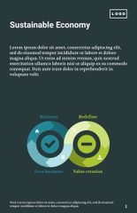 Free broschüren – sustainability template