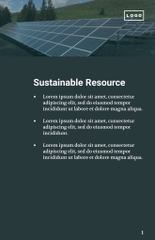 Free broschüren – sustainability template