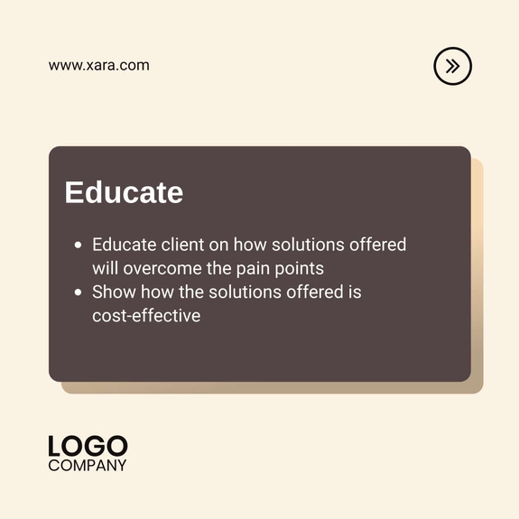 Free carousel  b2b sales template