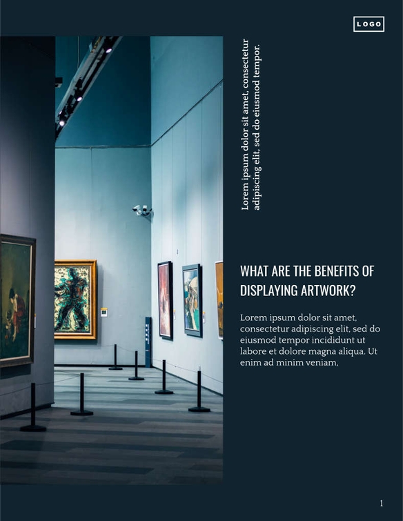 Free kataloge  art gallery template