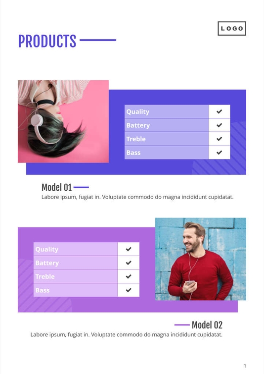 Free kataloge  audio template
