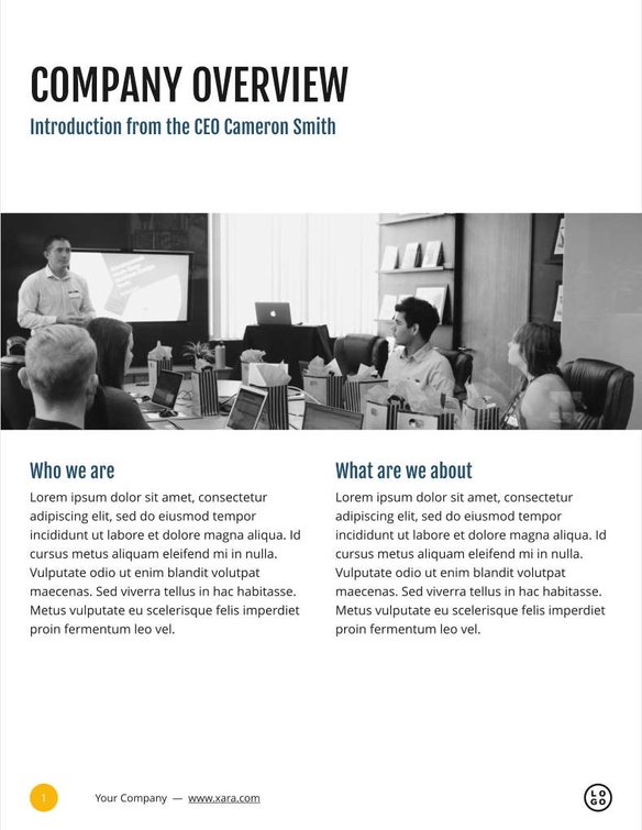 Free kataloge  corporate template