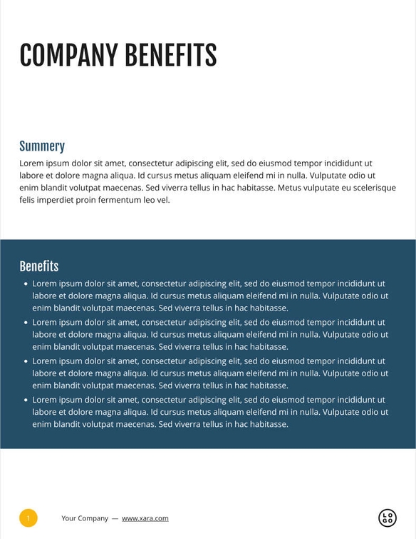 Free kataloge  corporate template