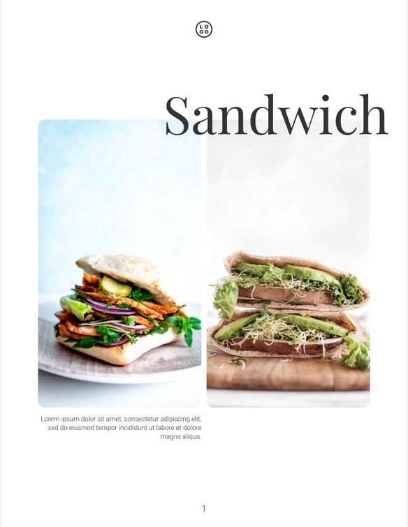 Free kataloge  food menu template