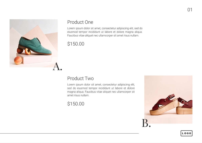 Free kataloge  product template