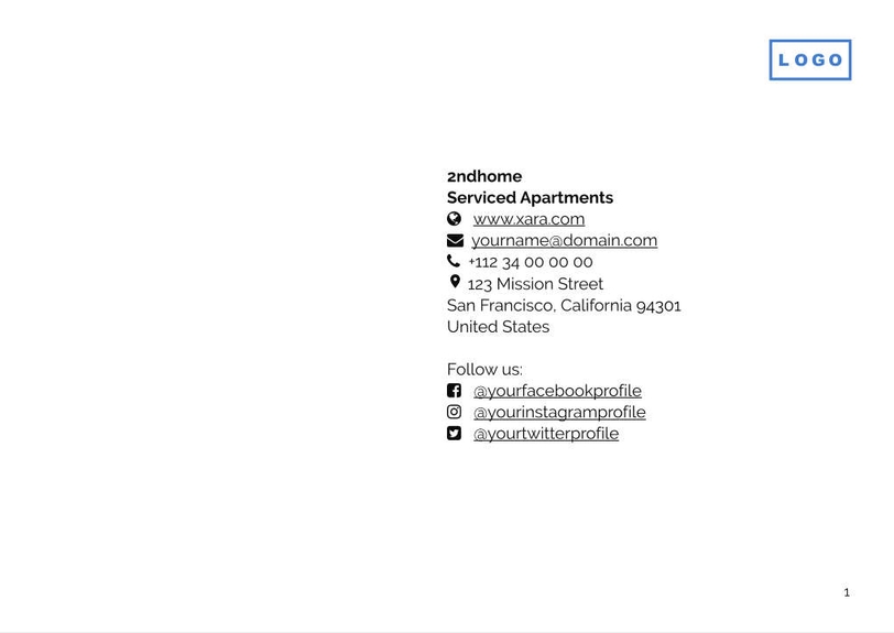 Free kataloge  serviced apartments template