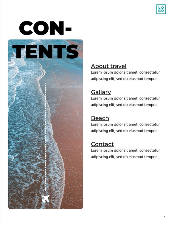 Free kataloge  travel template