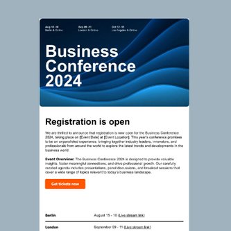 Free e-mail-marketing vorlagen template