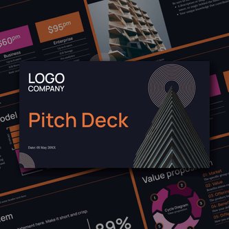 Free präsentationen   agency pitch deck template