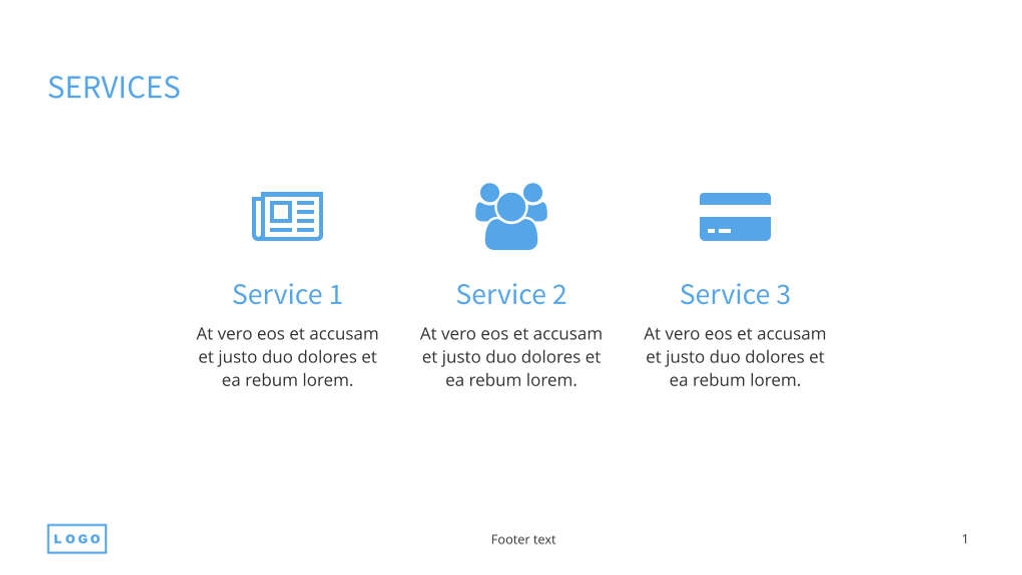 Free presentation  consulting agency template
