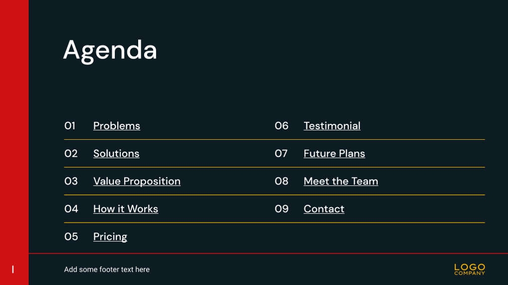Free präsentationen   dark sales pitch template