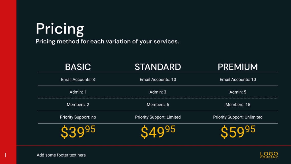 Free präsentationen   dark sales pitch template