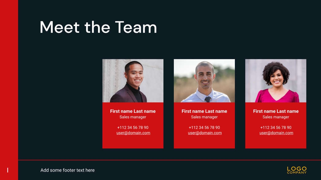 Free präsentationen   dark sales pitch template