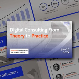 Free präsentationen  consulting firm template