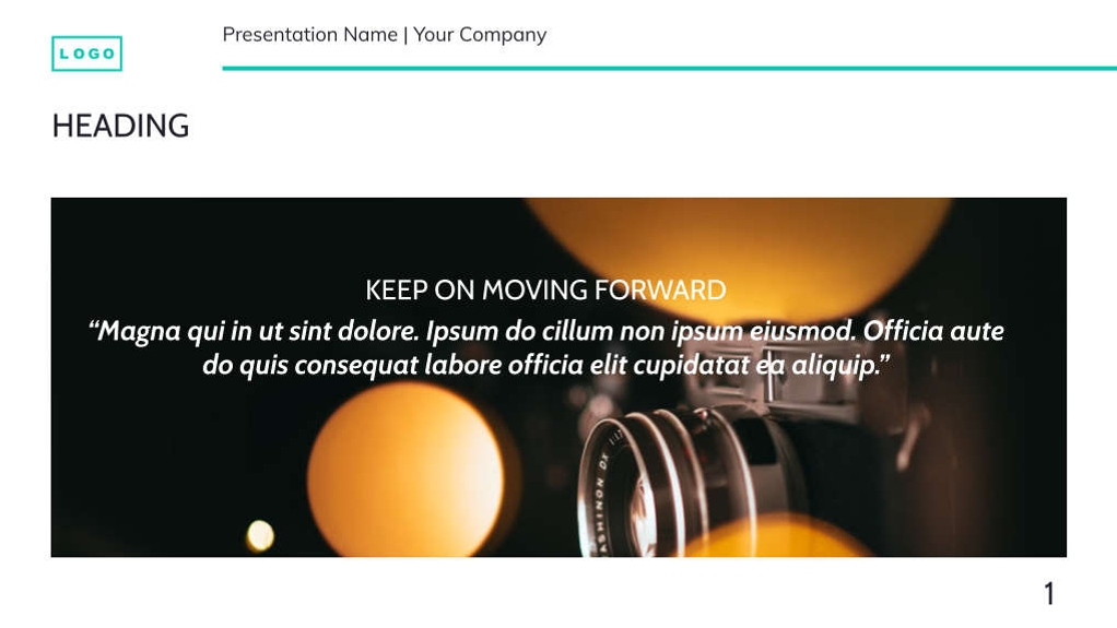 Free presentation  goal setting template