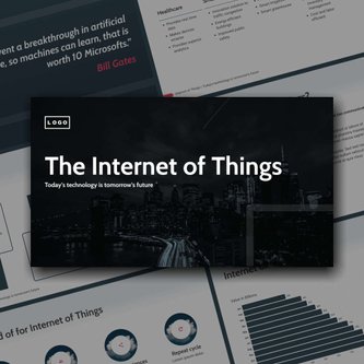 Free präsentationen   iot consulting template