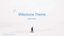 Free presentation  milestone template