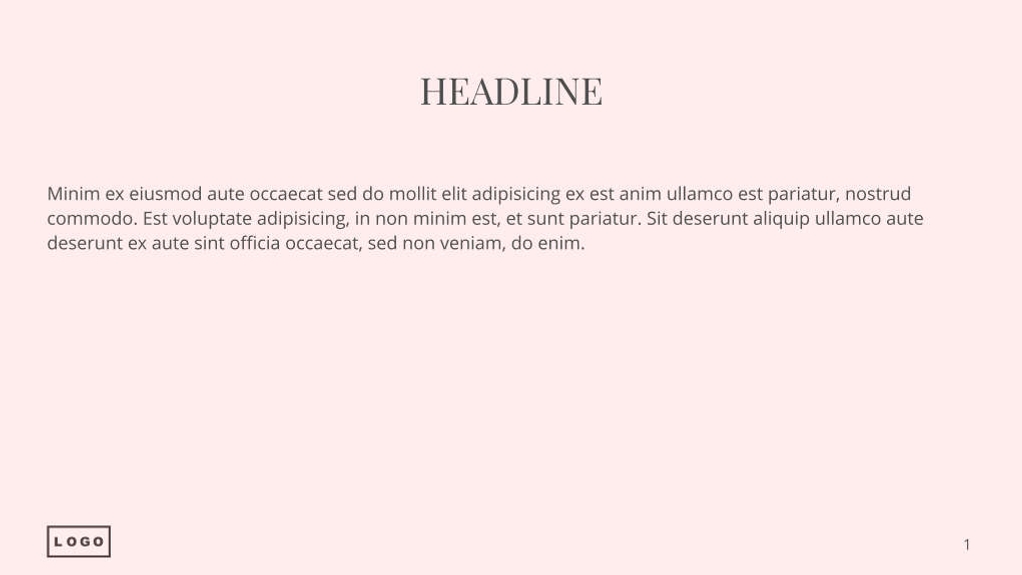 Free presentation  new fashion template