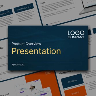 Free präsentationen   sales product overview template
