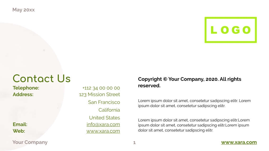 Free präsentationen   social media strategy template