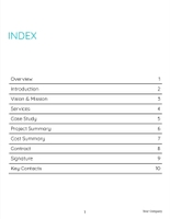 Free angebote & proposal  agility template