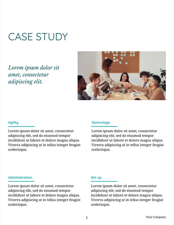 Free angebote & proposal  agility template