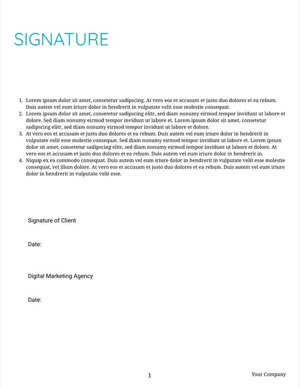 Free angebote & proposal  agility template